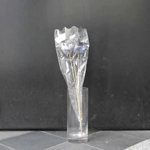 	パームフラワー３本（ブルー）	